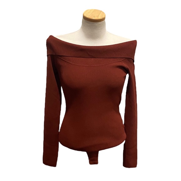 Who What Wear Off Shoulder Bodysuit Size Large - Picture 1 of 4